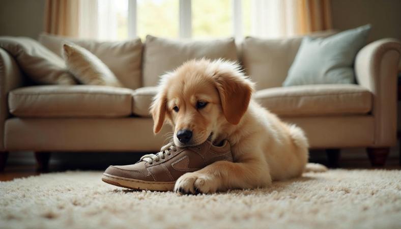 Enseña a tu cachorro: no morder objetos en casa